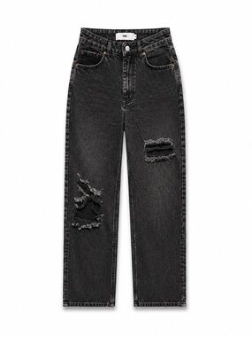 ♡ 2/$20 ♡ ADIKA ‘Andor’ Distressed Black Denim Jeans